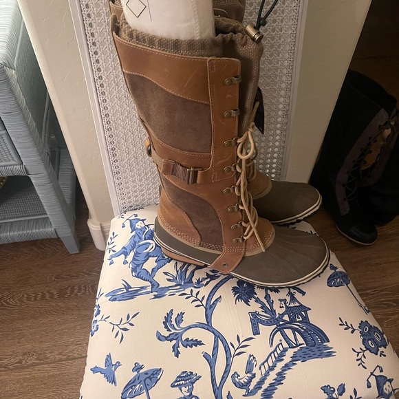 NEW Sorel Conquest Carly Lace Boot nwt sz 12 - Picture 4 of 5